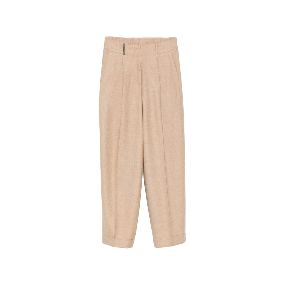 Peserico Neutrals Trousers - Tailored Trousers Women PESERICO