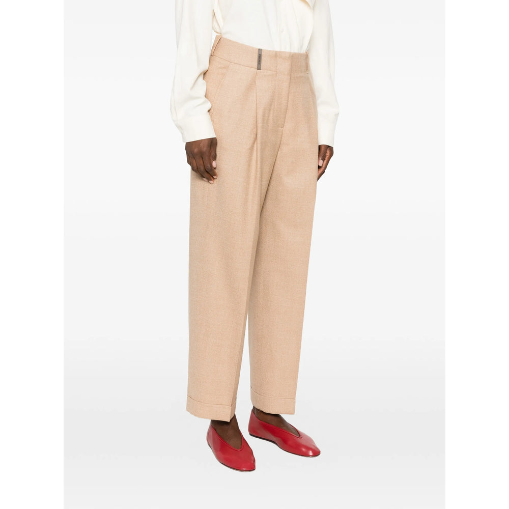 Peserico Neutrals Trousers - Tailored Trousers Women PESERICO