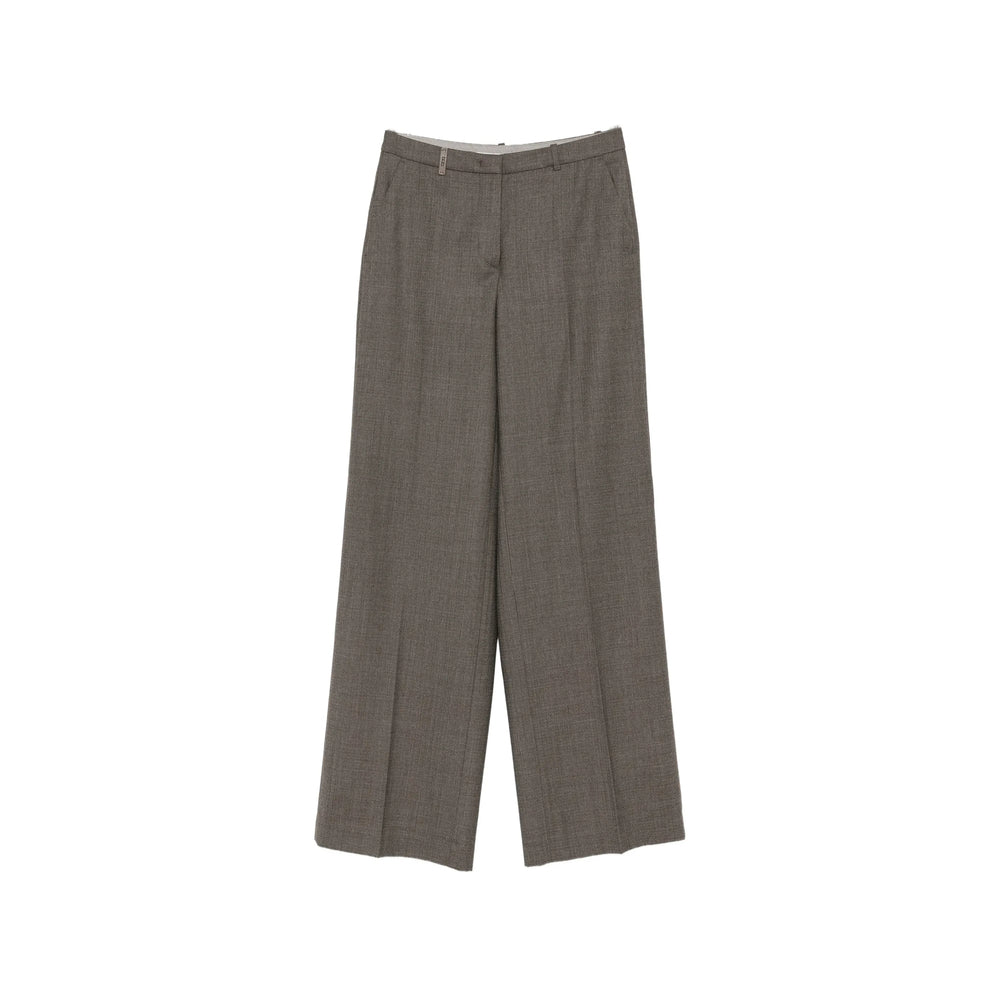 Peserico Grey Trousers Women PESERICO