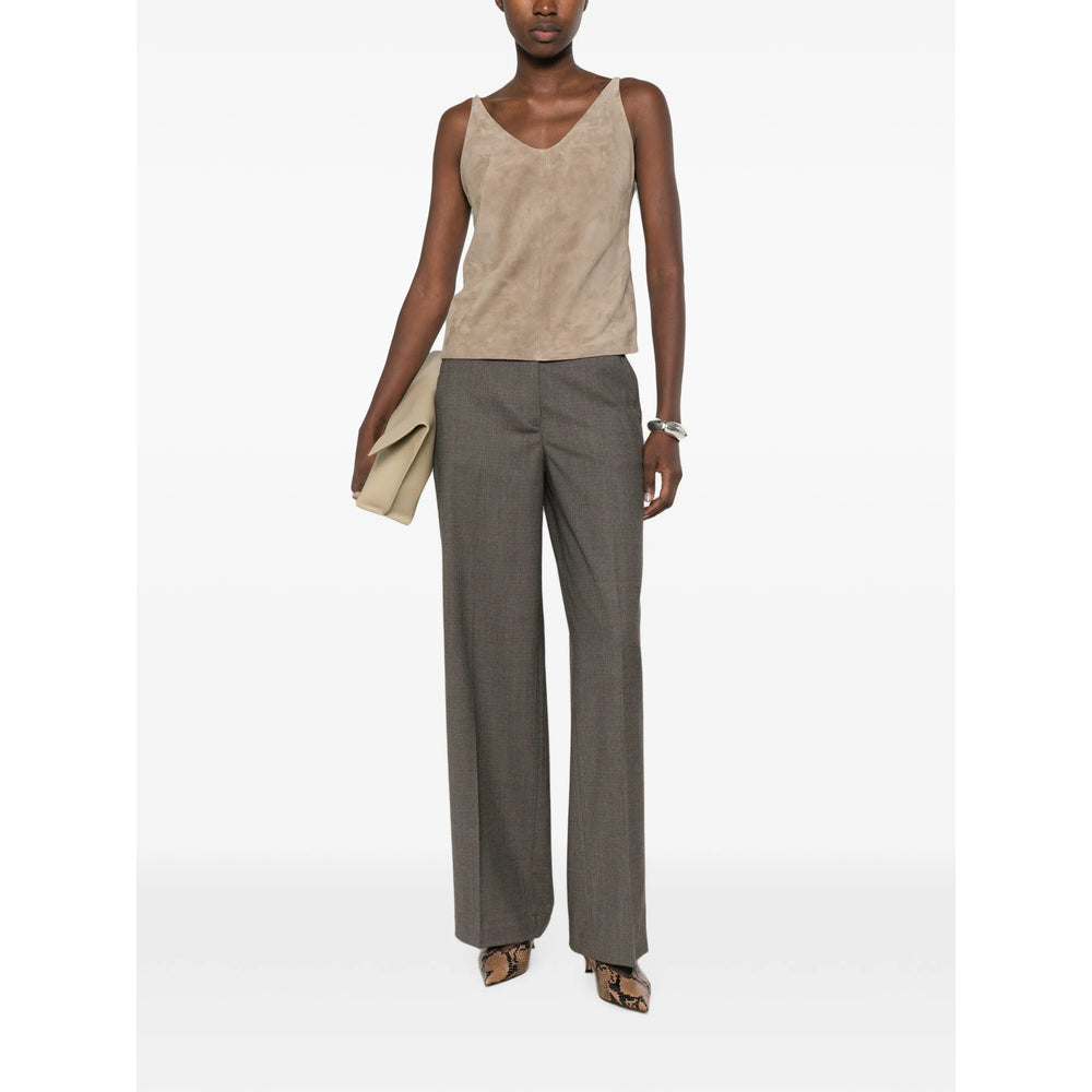 Peserico Grey Trousers Women PESERICO