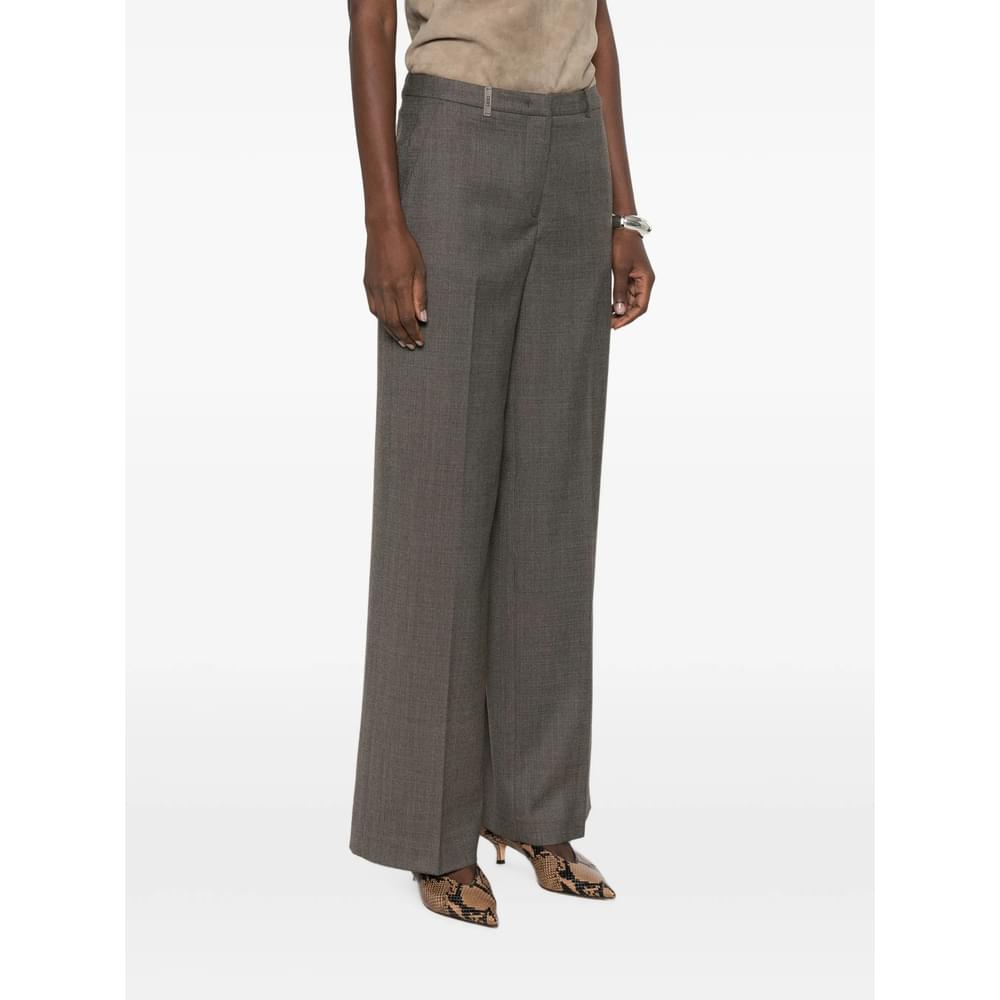 Peserico Grey Trousers - Tailored Trousers Women PESERICO