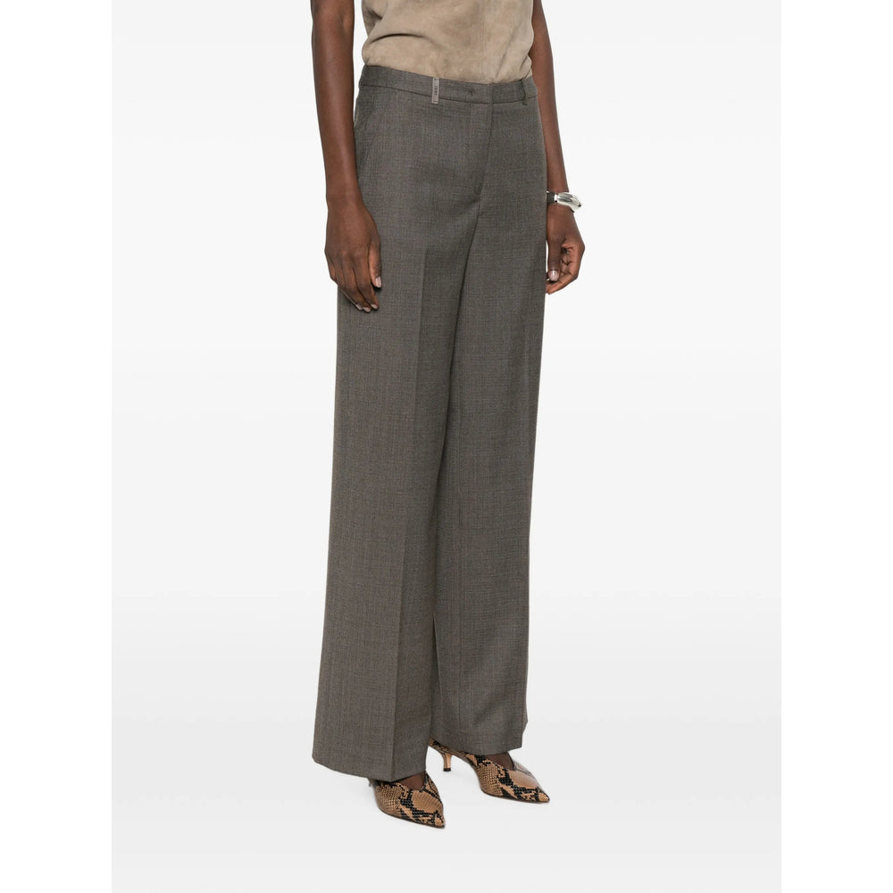 Peserico Grey Trousers Women PESERICO
