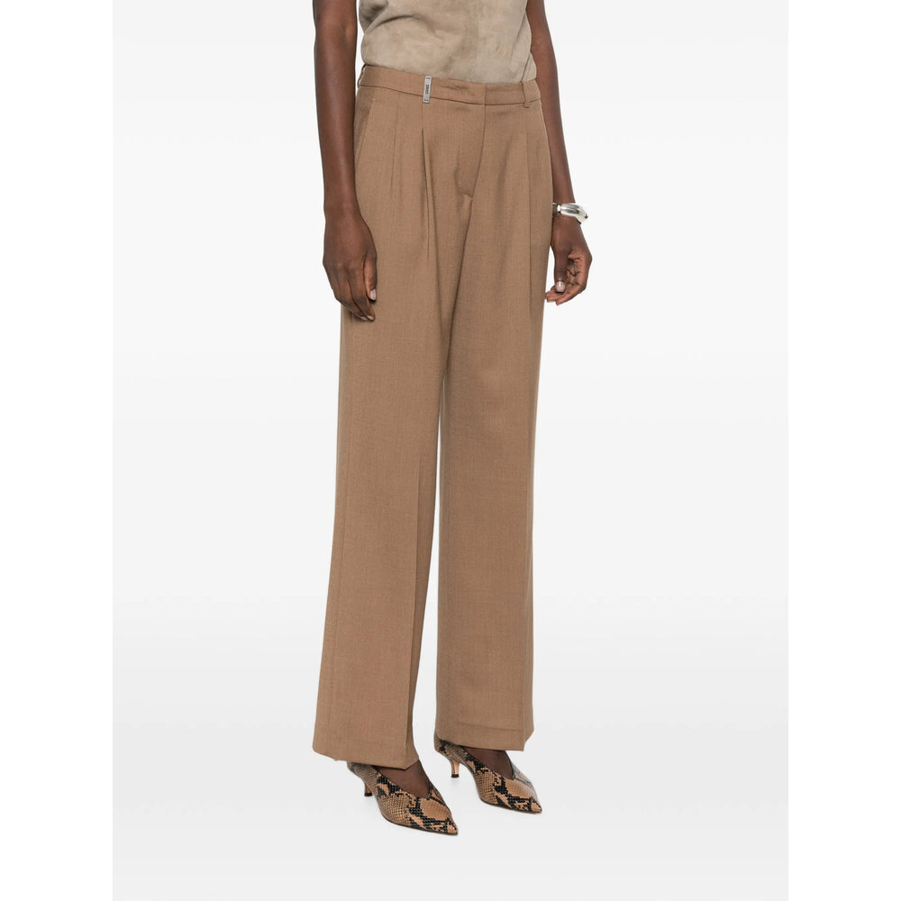 Peserico Brown Trousers Women PESERICO