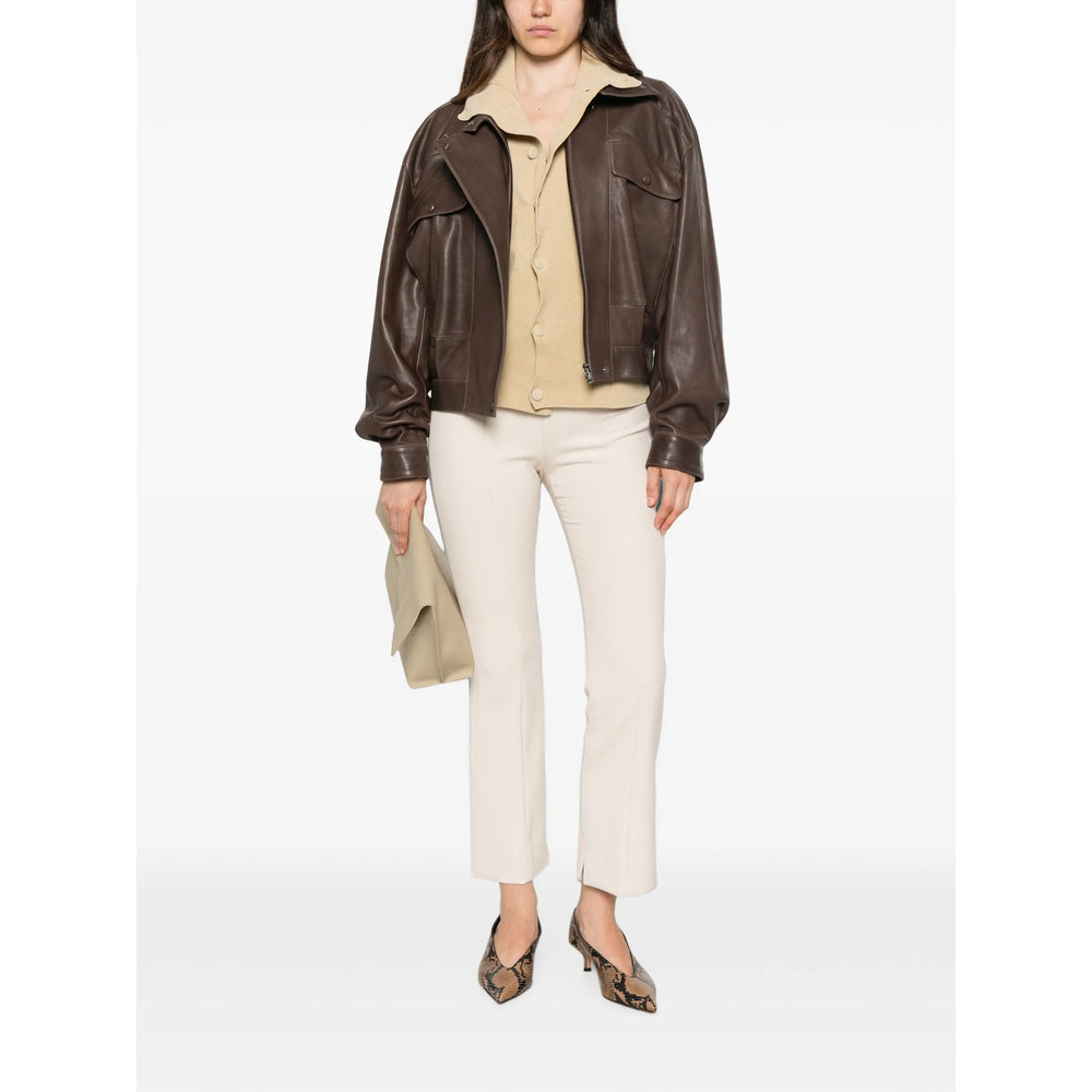 Peserico Neutrals Trousers Women PESERICO