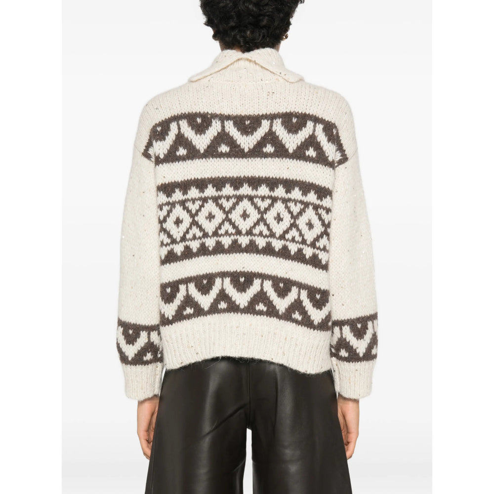 Peserico White Knitwear - Jumpers Women PESERICO