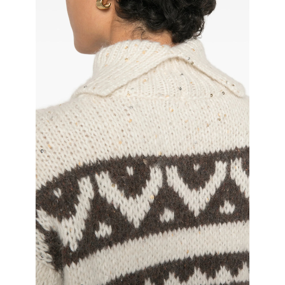 Peserico White Knitwear - Jumpers Women PESERICO