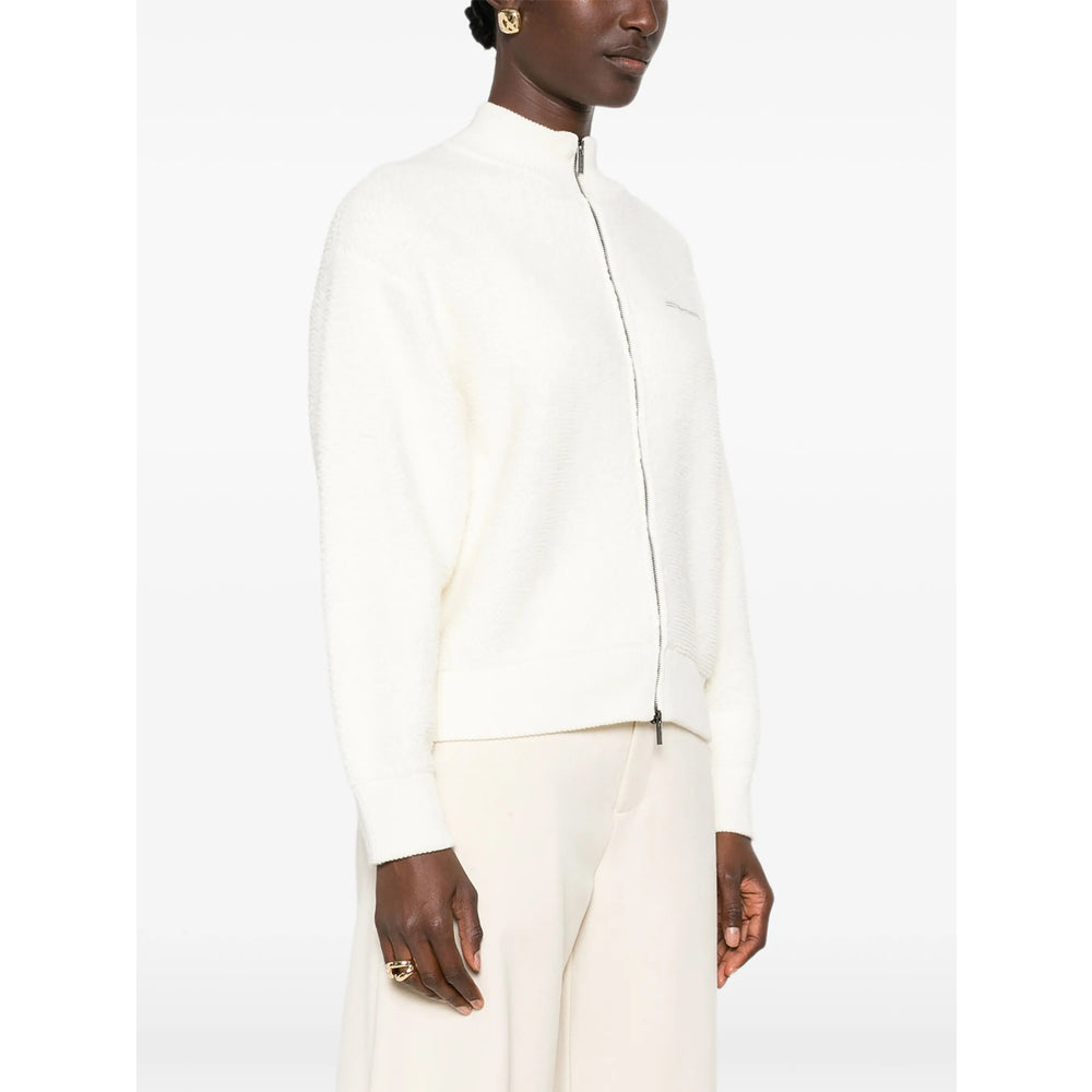 Peserico White Knitwear - Cardigans Women PESERICO