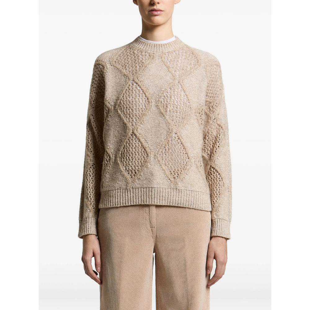Peserico Neutrals Knitwear - Jumpers Women PESERICO