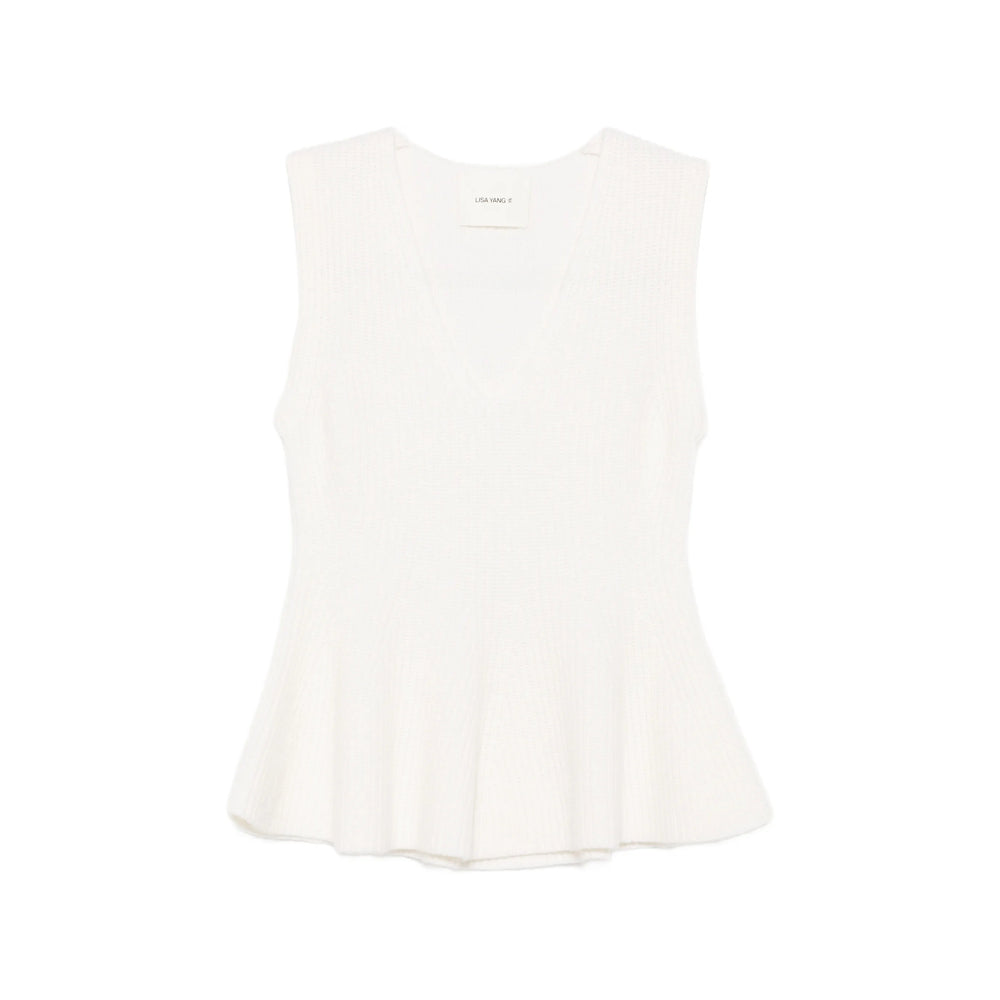 Lisa Yang White Tops - Vests & Tank Tops Women LISA YANG