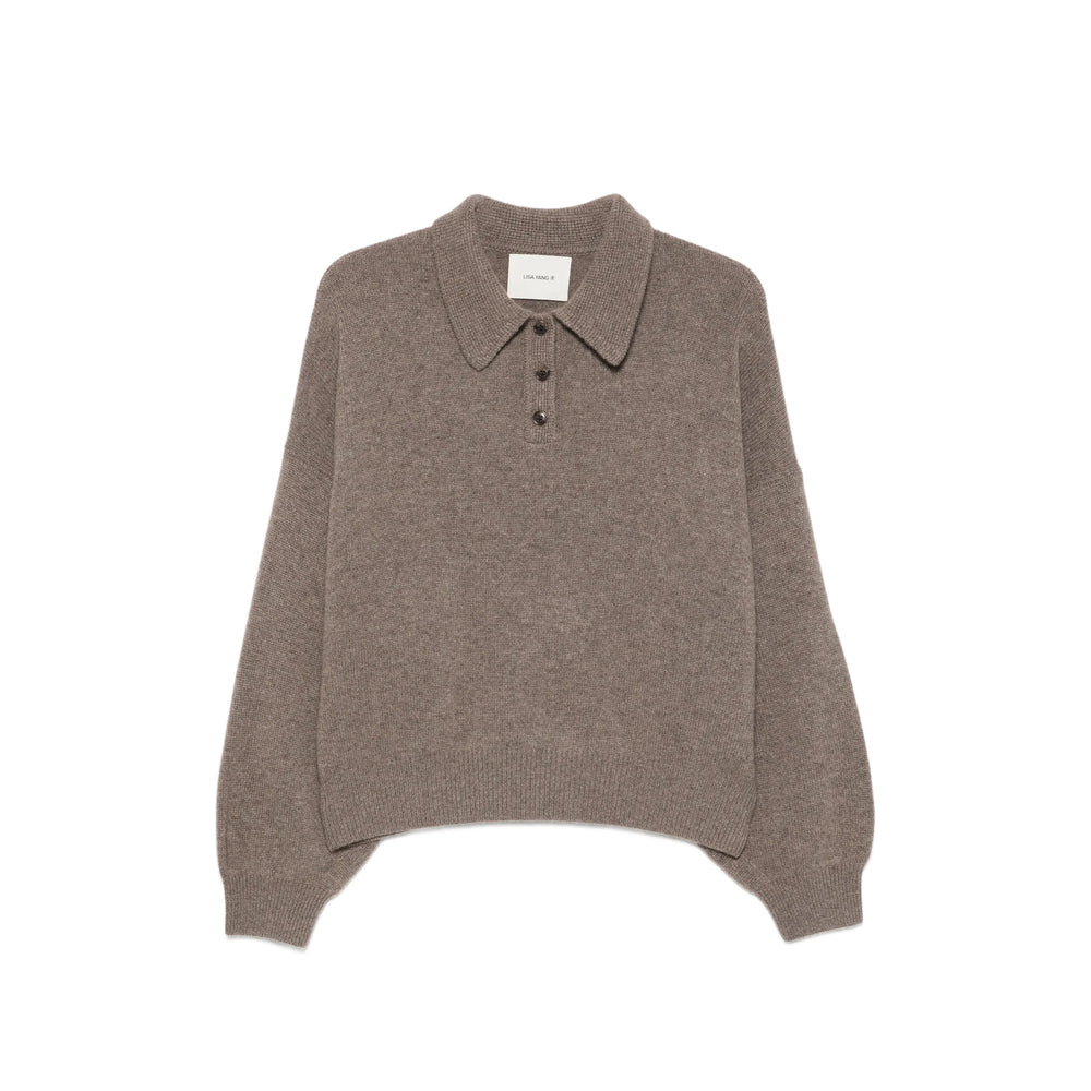 Lisa Yang Brown Tops - Polo Tops Women LISA YANG