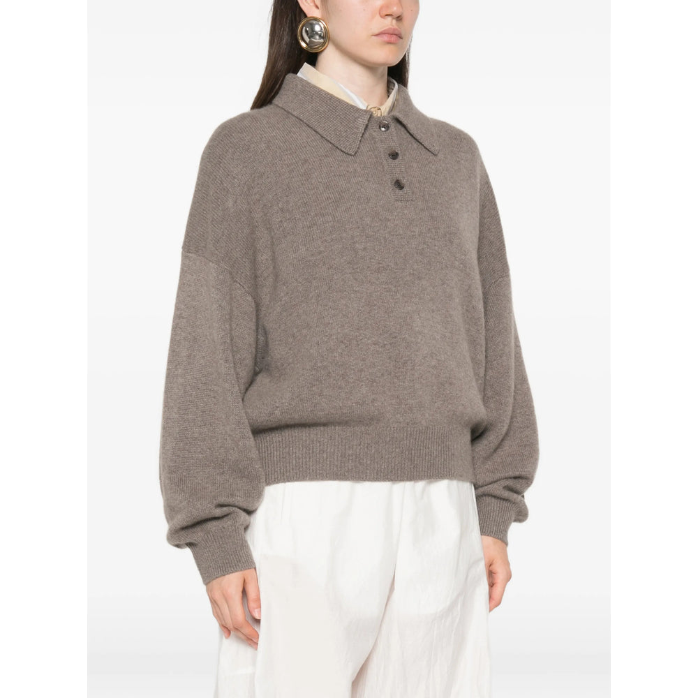 Lisa Yang Brown Tops - Polo Tops Women LISA YANG