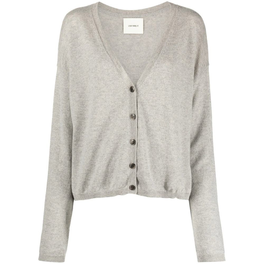 Lisa Yang Grey Knitwear - Cardigans Women LISA YANG