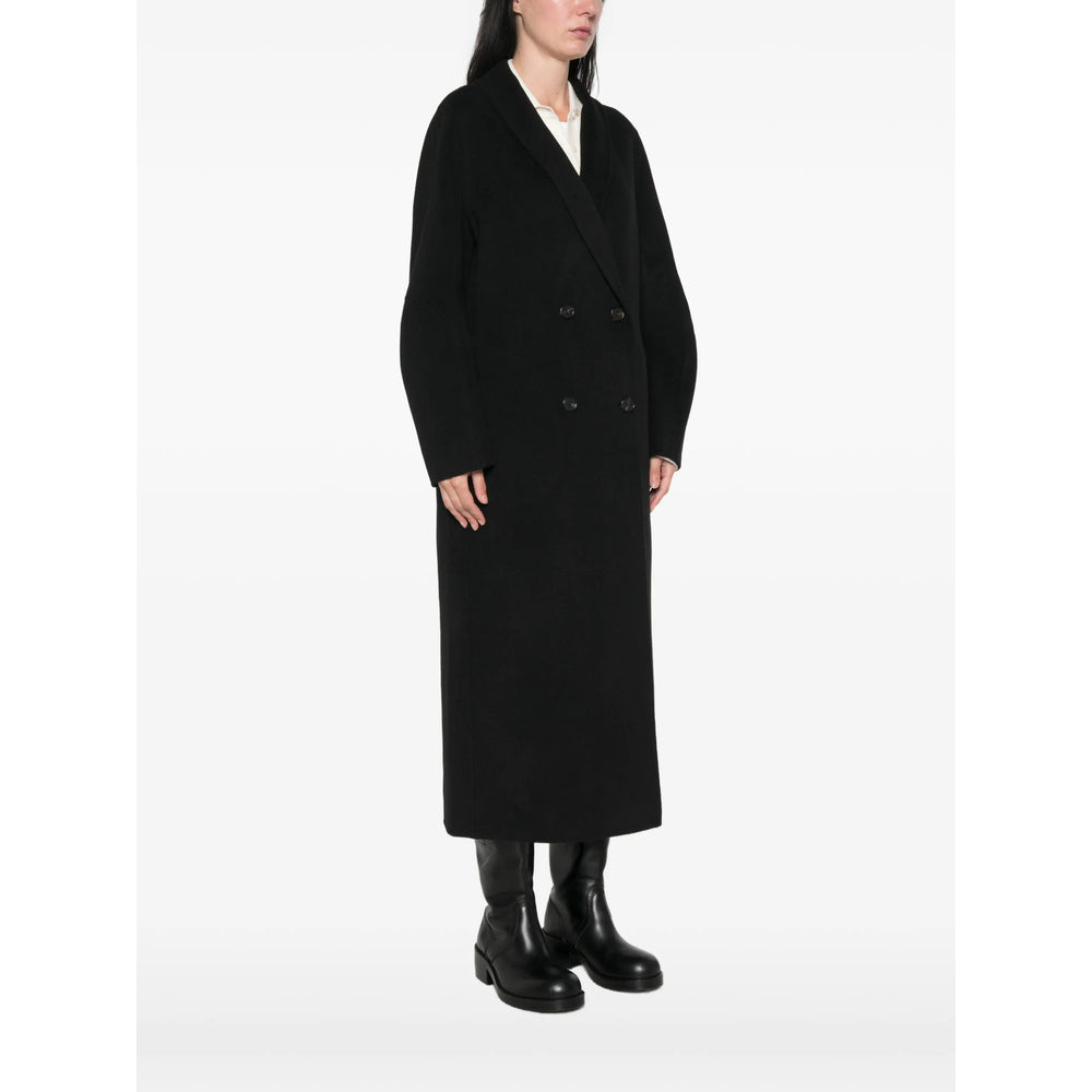 Lisa Yang Black Coats - Double Breasted & Peacoats Women LISA YANG