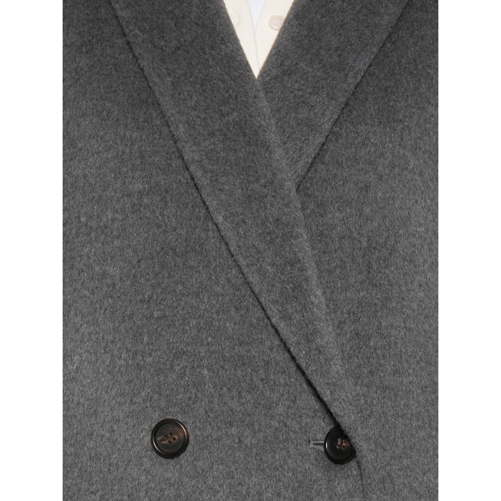 Lisa Yang Grey Coats - Double Breasted & Peacoats Women LISA YANG