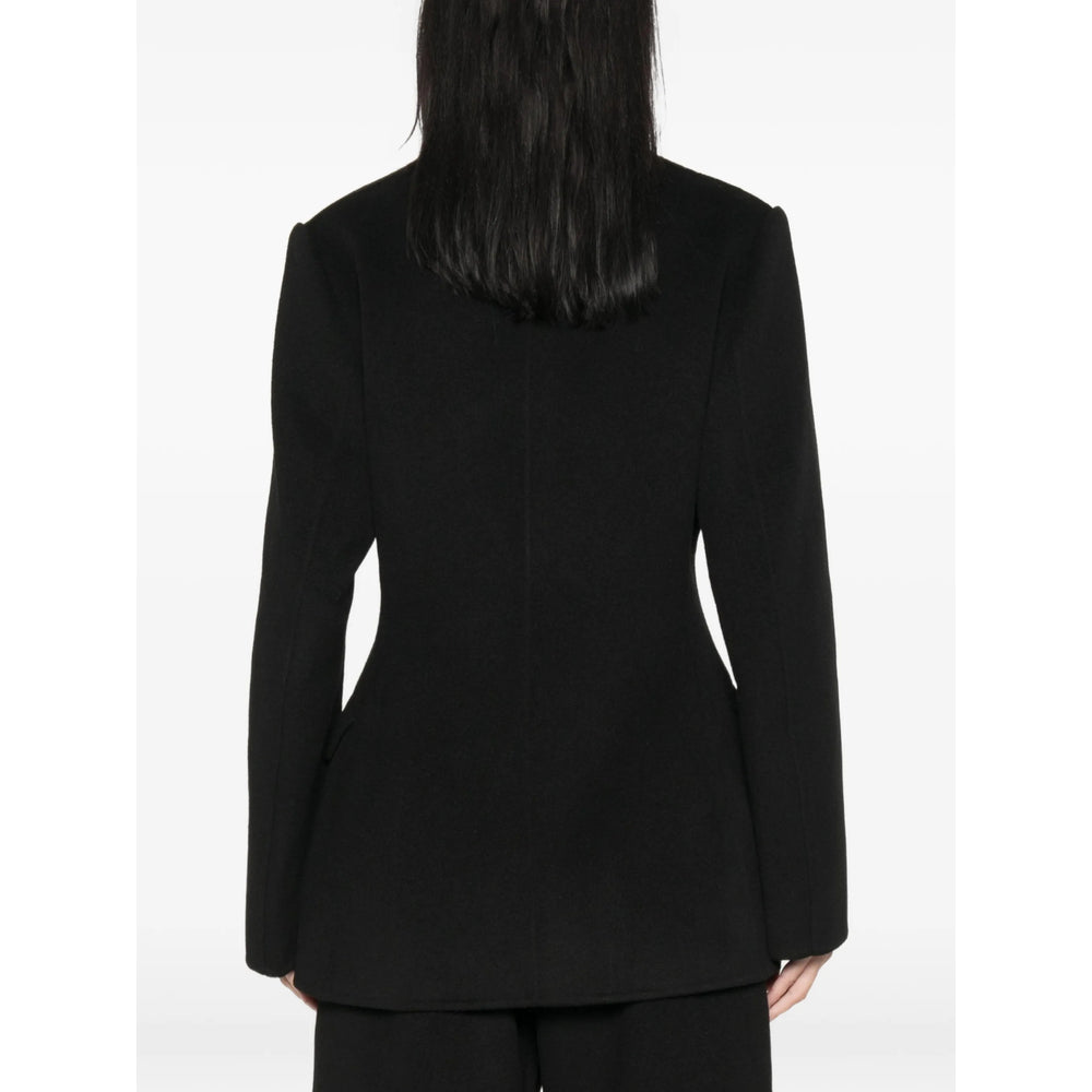 Lisa Yang Black Coats - Single Breasted Coats Women LISA YANG