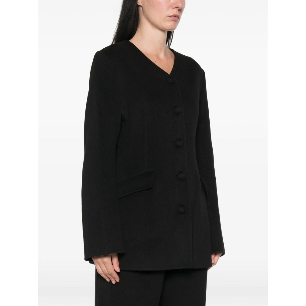 Lisa Yang Black Coats - Single Breasted Coats Women LISA YANG