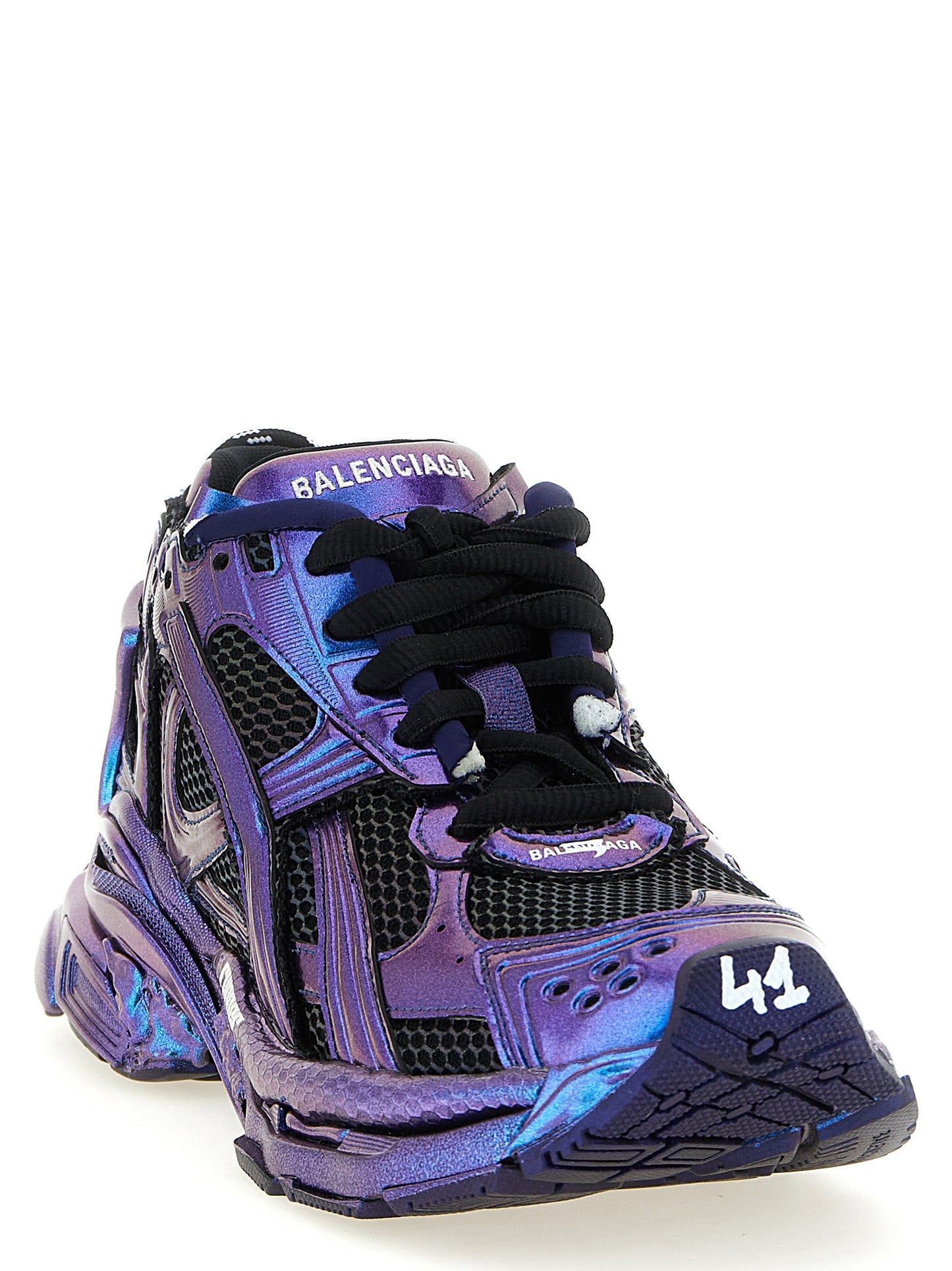 Balenciaga Men 'Runner Iridescent' Sneakers BALENCIAGA