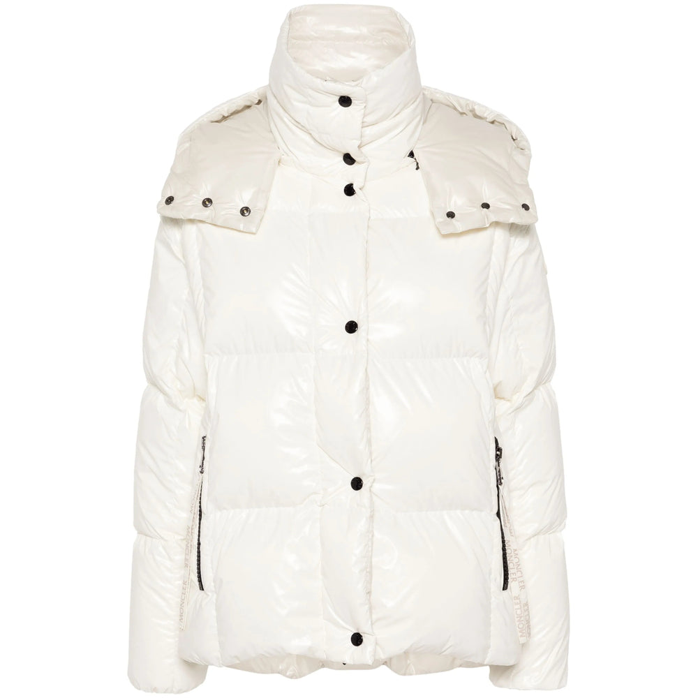 Moncler White Jackets - Puffer Jackets Women MONCLER