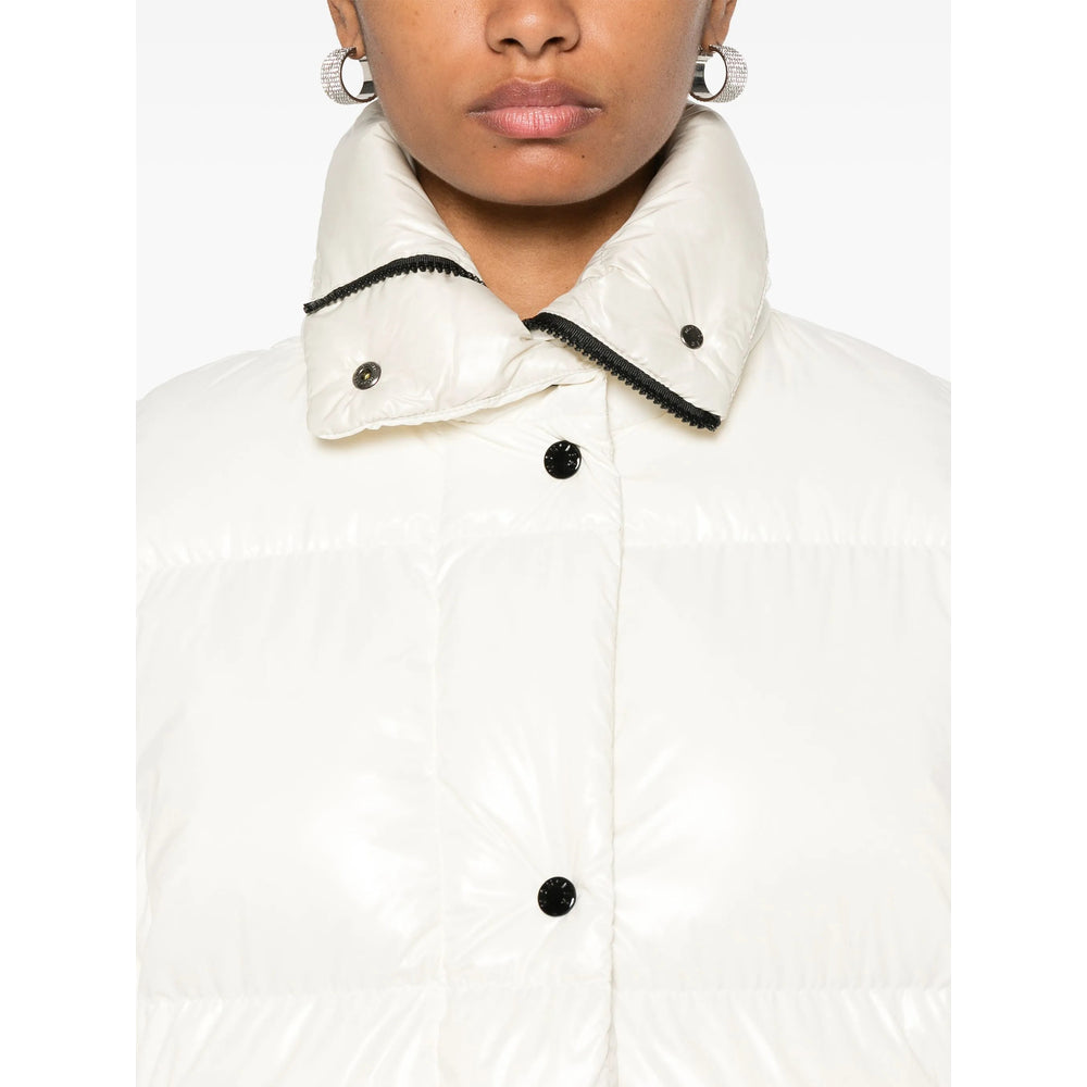 Moncler White Jackets - Puffer Jackets Women MONCLER