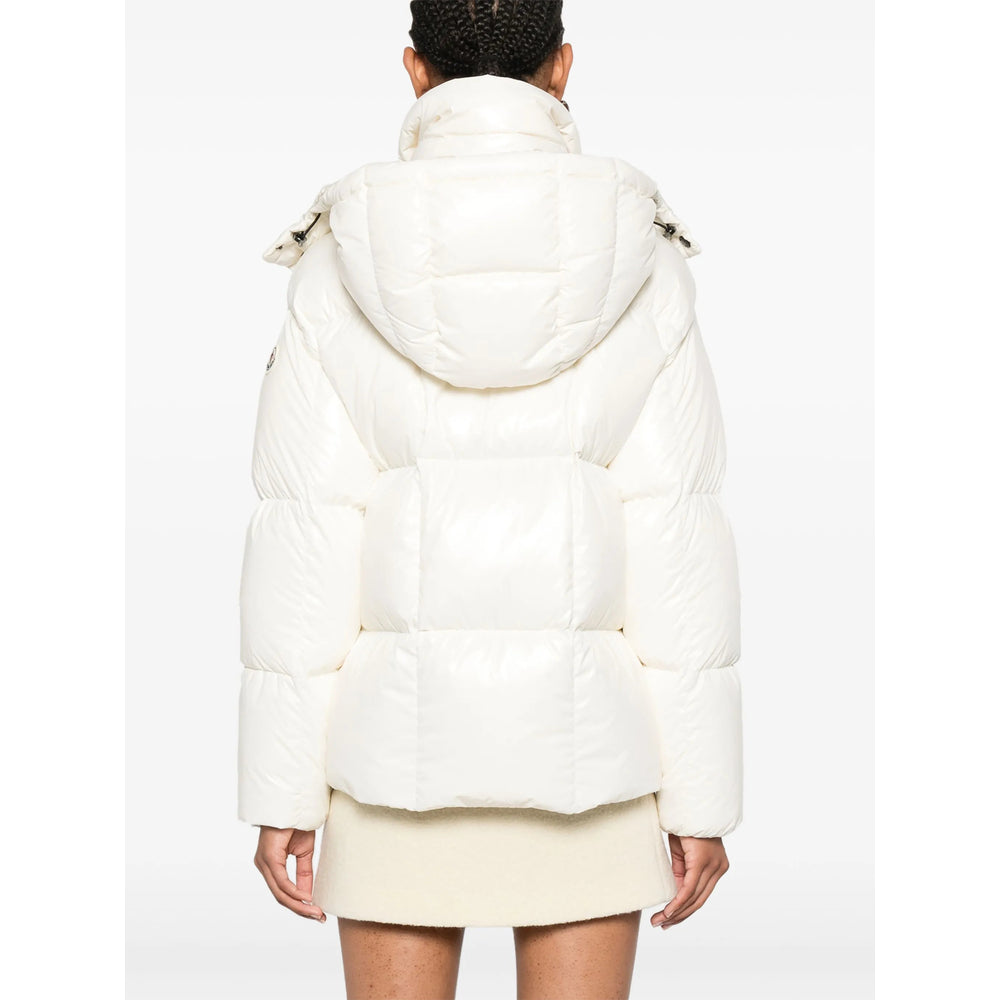 Moncler White Jackets - Puffer Jackets Women MONCLER