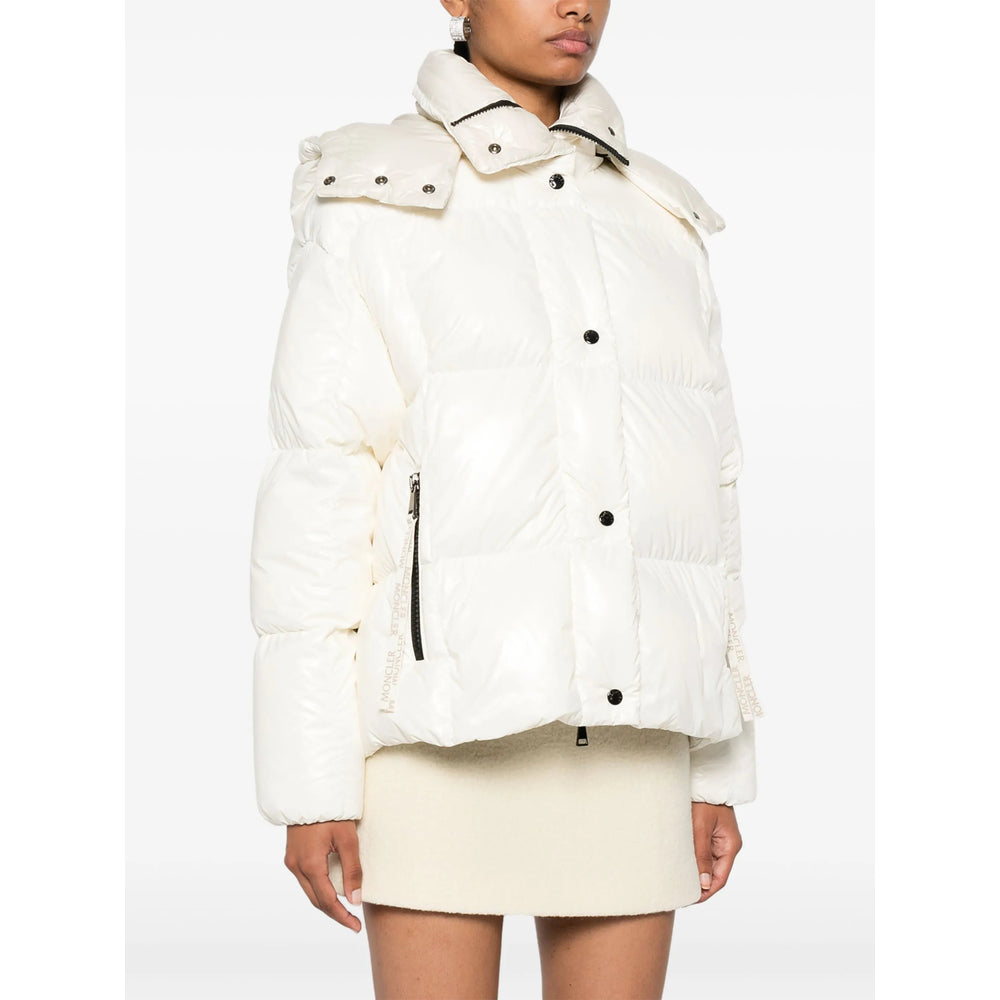 Moncler White Jackets - Puffer Jackets Women MONCLER