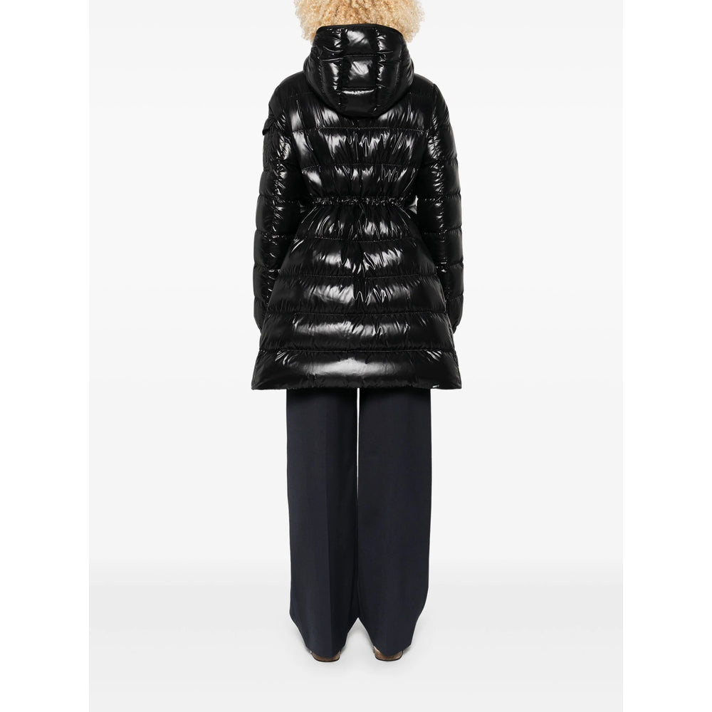 Moncler Black Coats - Single Breasted Coats Women MONCLER