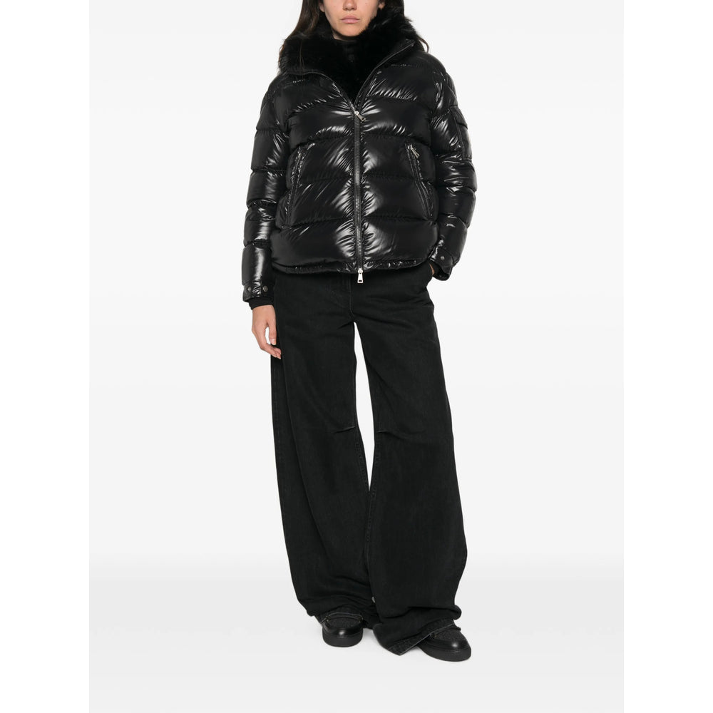 Moncler Black Jackets - Puffer Jackets Women MONCLER