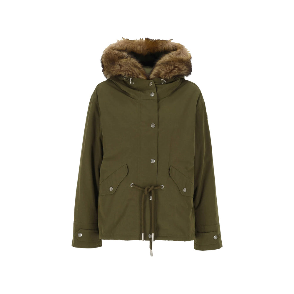 Moncler Green Coats - Parka Coats Women MONCLER