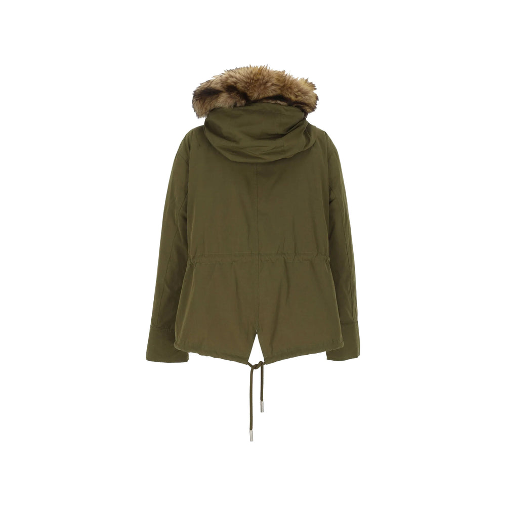 Moncler Green Coats - Parka Coats Women MONCLER