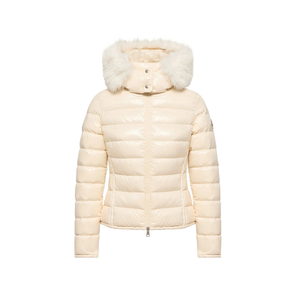 Moncler White Jackets - Puffer Jackets Women MONCLER