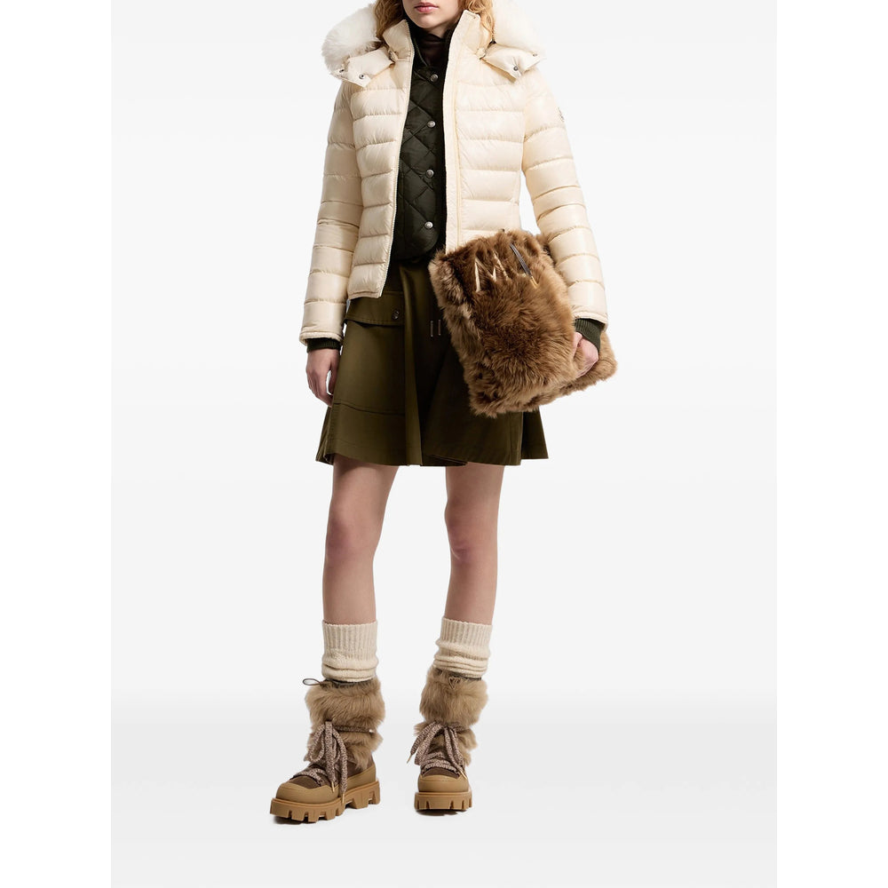 Moncler White Jackets - Puffer Jackets Women MONCLER