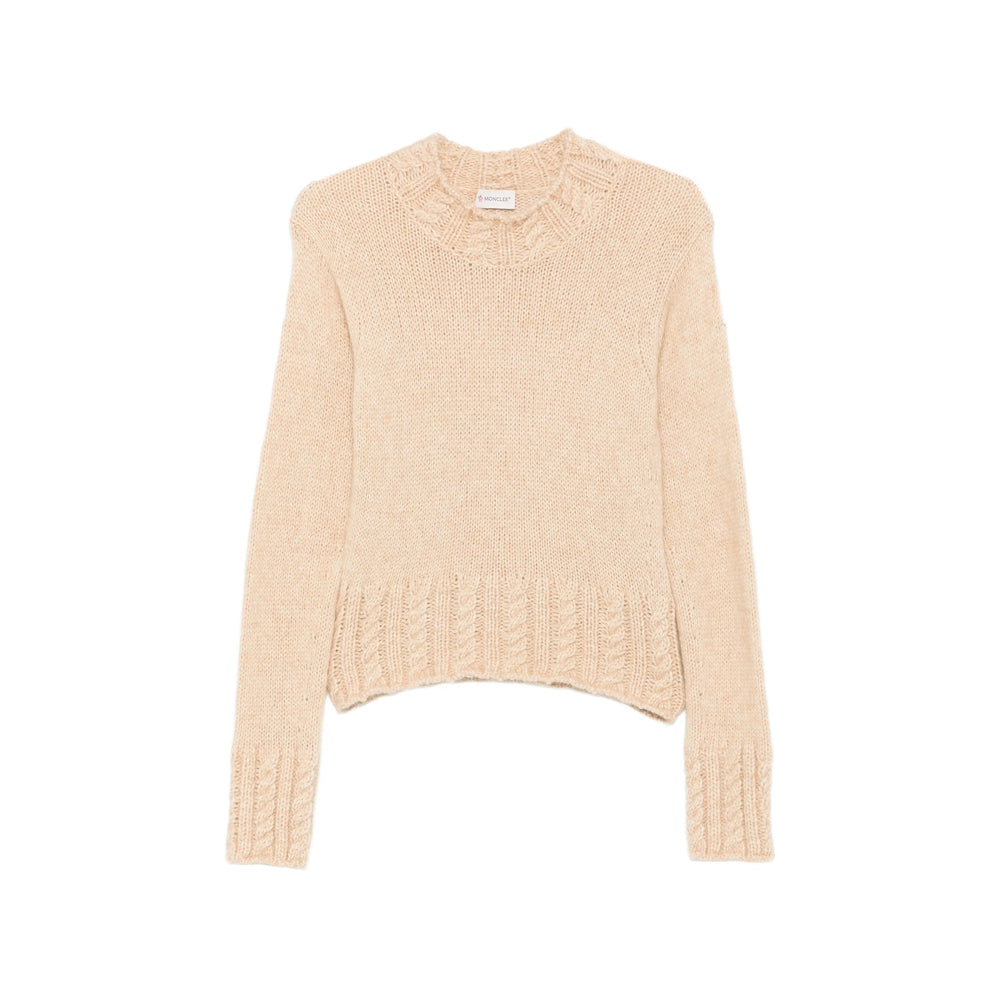 Moncler Neutrals Knitwear - Jumpers Women MONCLER
