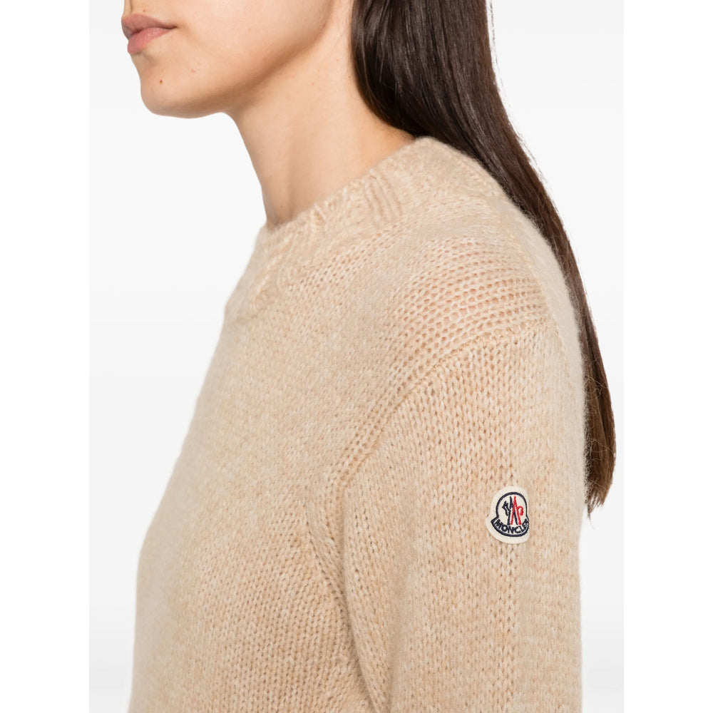 Moncler Neutrals Knitwear - Jumpers Women MONCLER