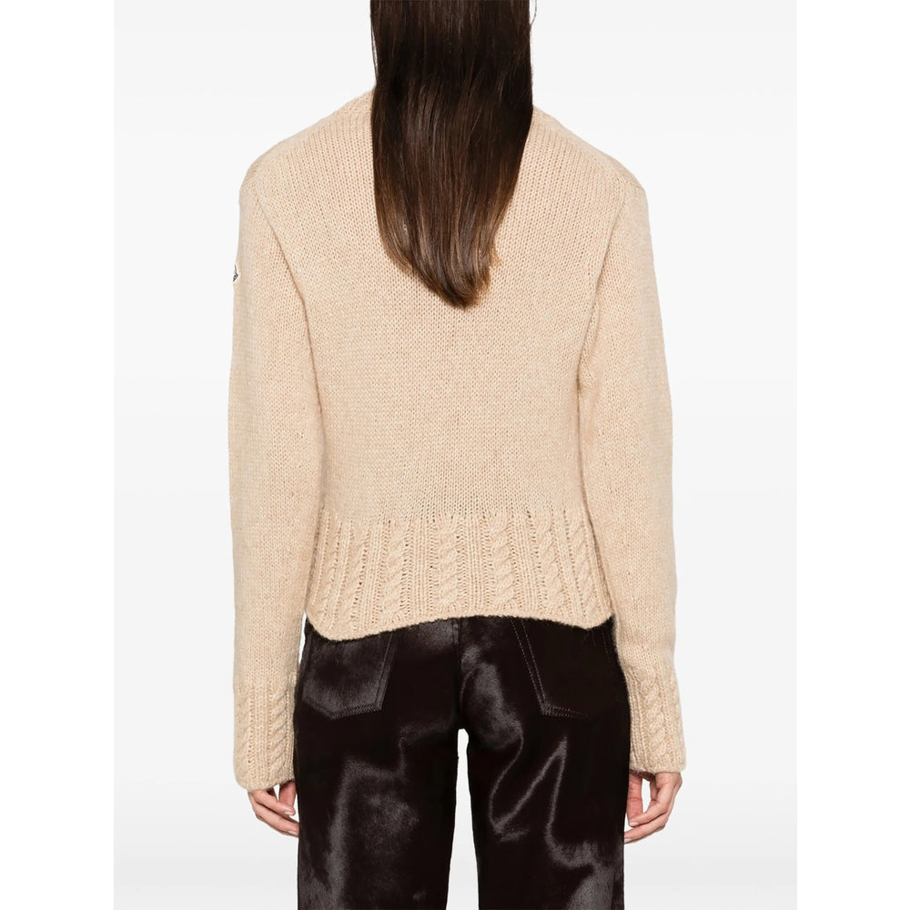 Moncler Neutrals Knitwear - Jumpers Women MONCLER