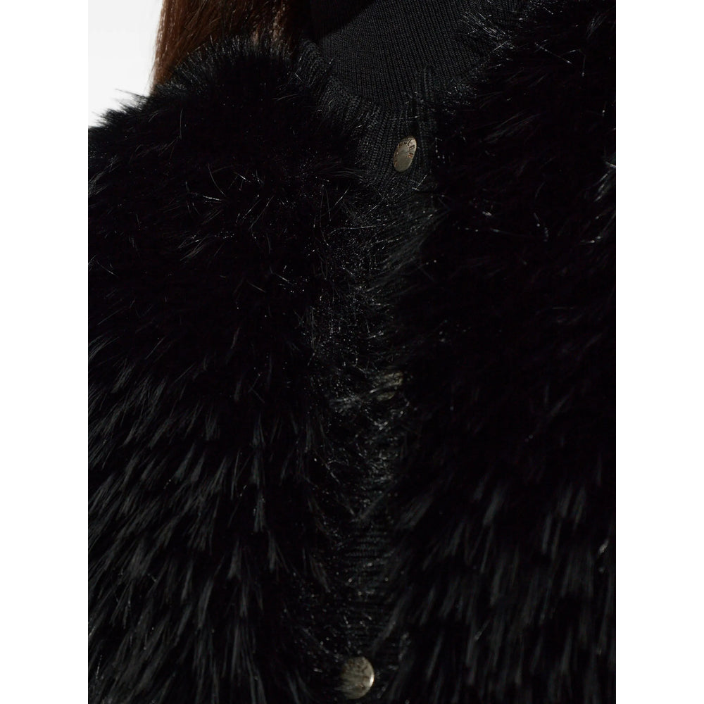 Moncler Black Jackets - Waistcoat & Gilets Women MONCLER