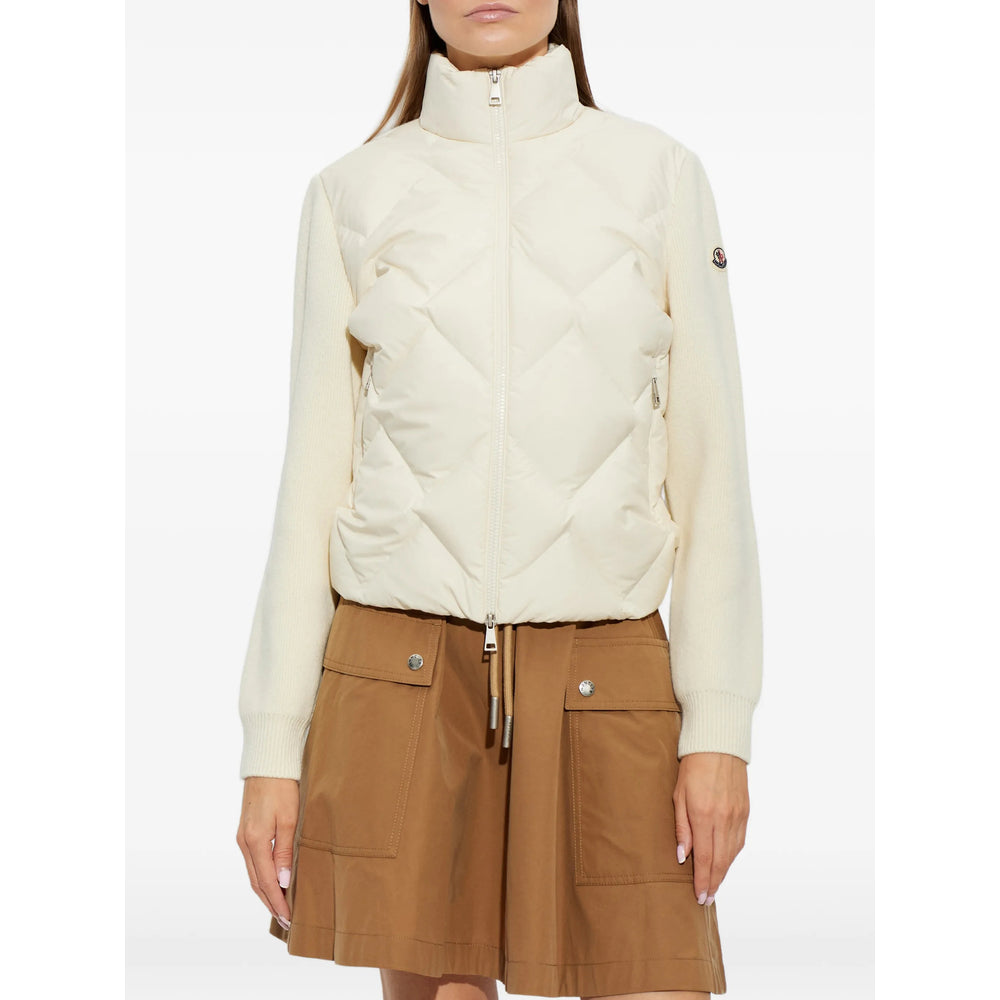 Moncler Neutrals Jackets - Puffer Jackets Women MONCLER