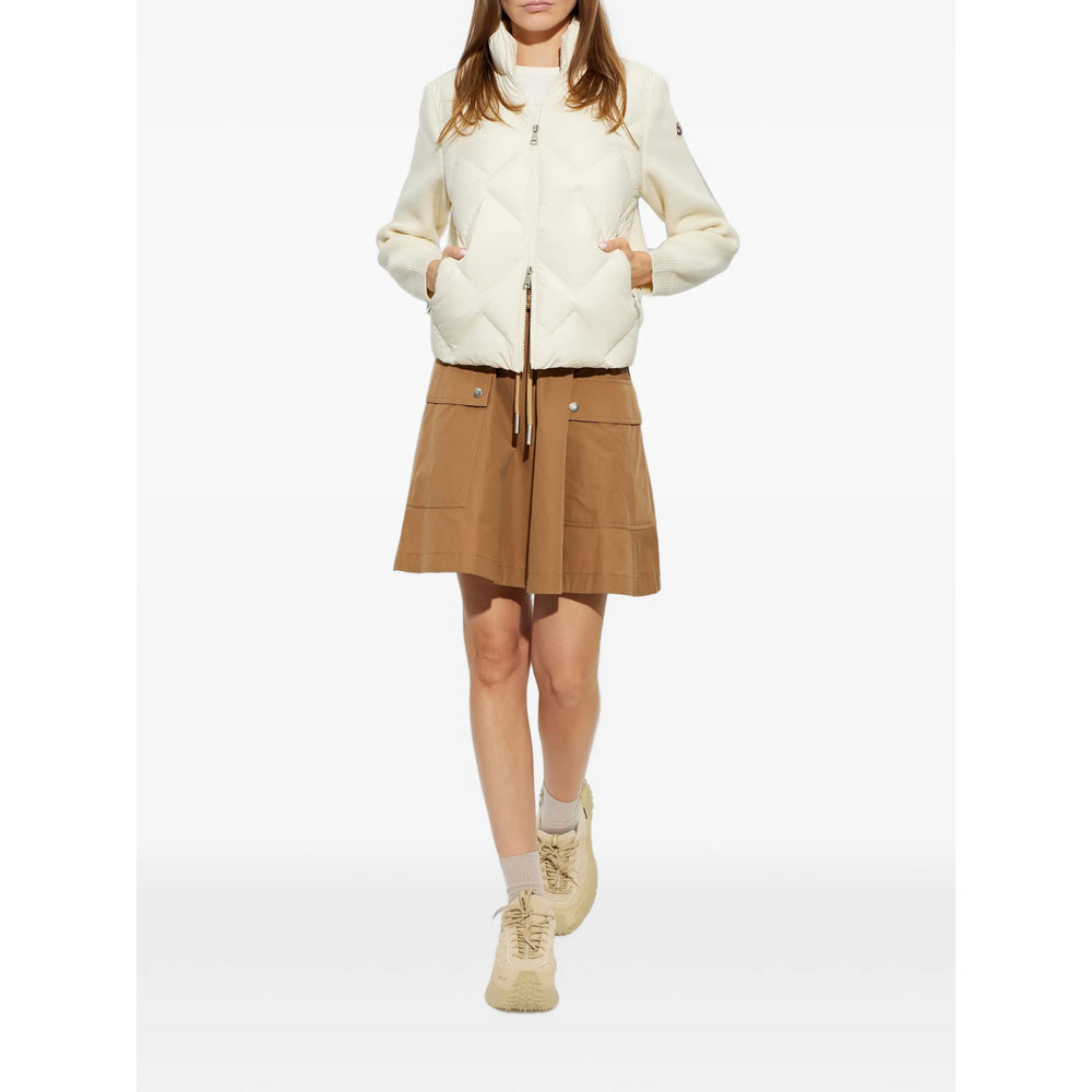 Moncler Neutrals Jackets - Puffer Jackets Women MONCLER