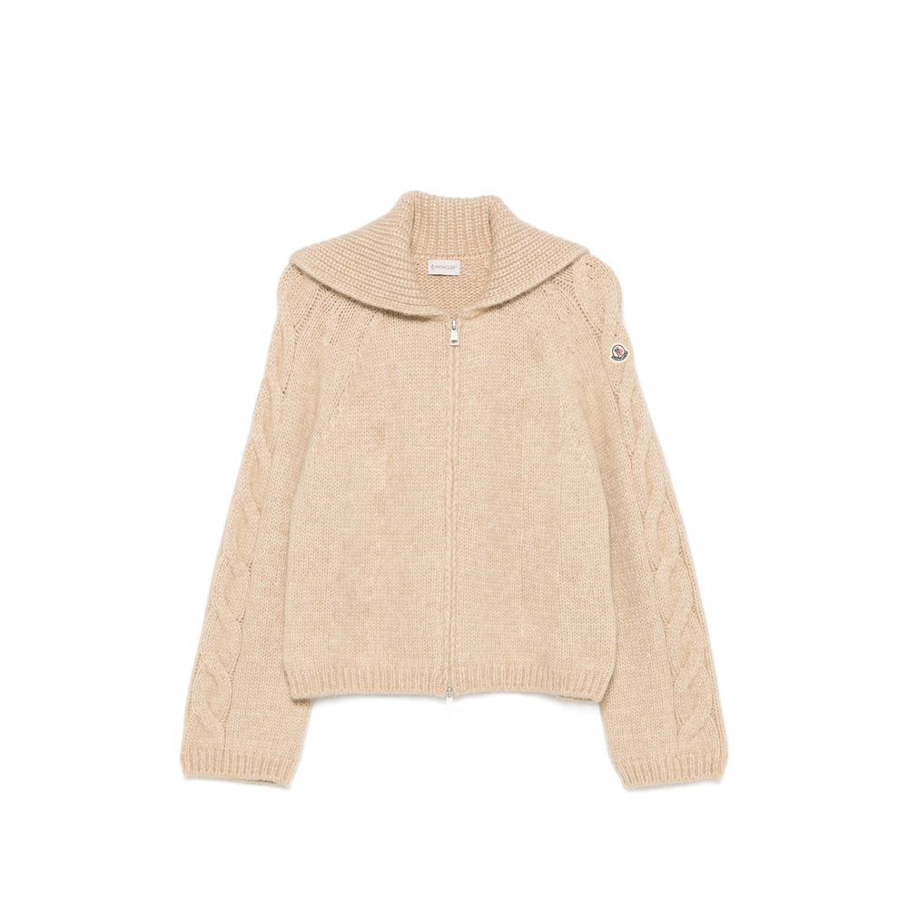 Moncler Neutrals Knitwear - Cardigans Women