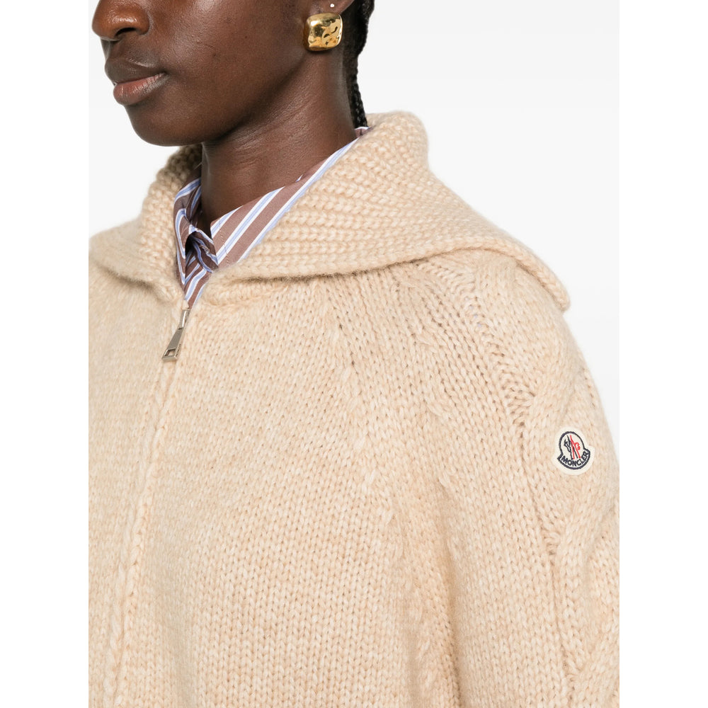 Moncler Neutrals Knitwear - Cardigans Women