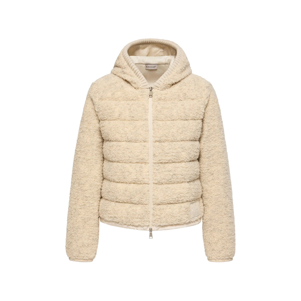 Moncler Neutrals Jackets - Puffer Jackets Women MONCLER
