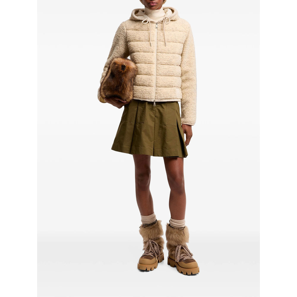 Moncler Neutrals Jackets - Puffer Jackets Women MONCLER