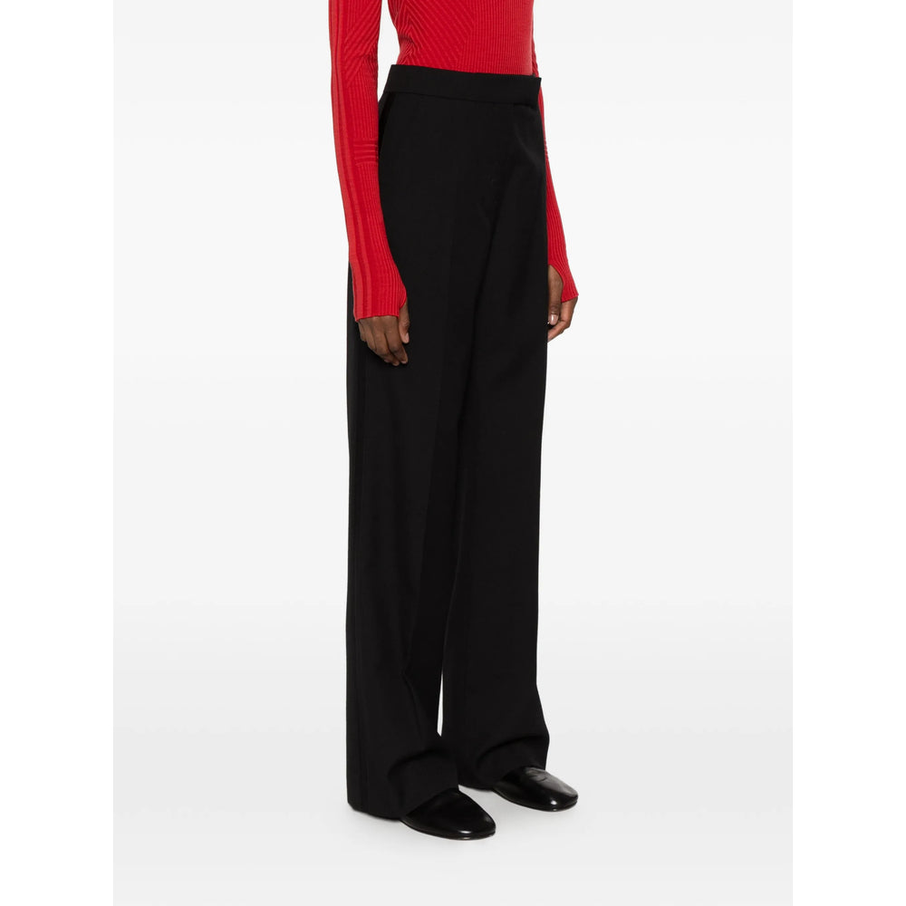 Moncler Black Trousers - Flared Trousers Women MONCLER