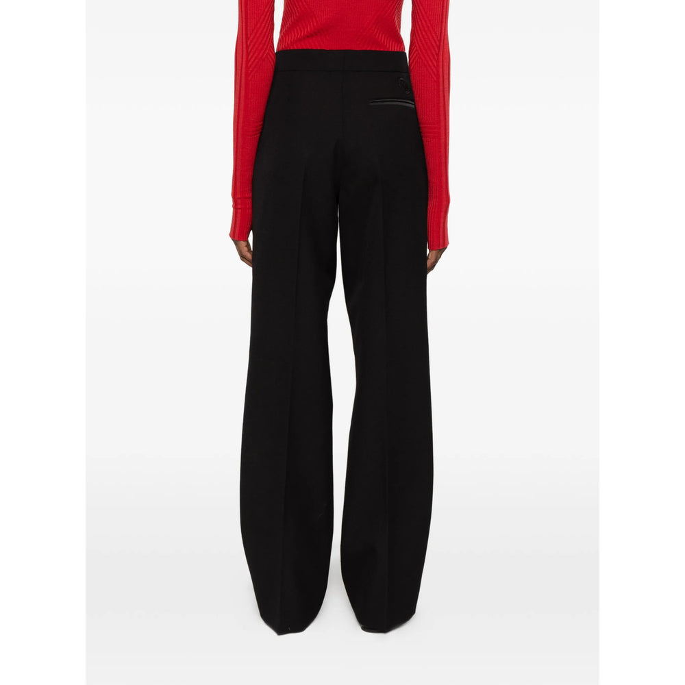 Moncler Black Trousers - Flared Trousers Women MONCLER