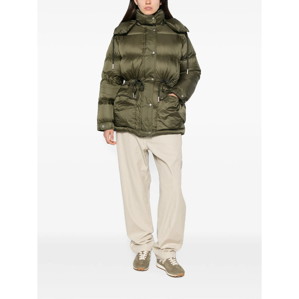 Moncler Green Jackets - Puffer Jackets Women MONCLER