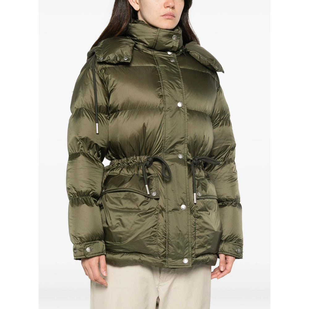 Moncler Green Jackets - Puffer Jackets Women MONCLER