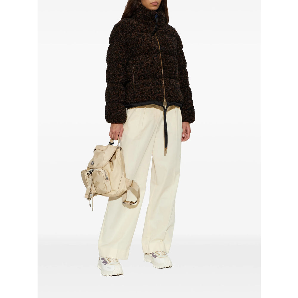 Moncler Brown Jackets - Puffer Jackets Women MONCLER
