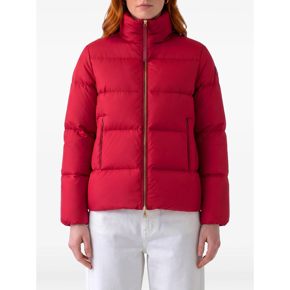 Moncler Red Jackets - Puffer Jackets Women MONCLER