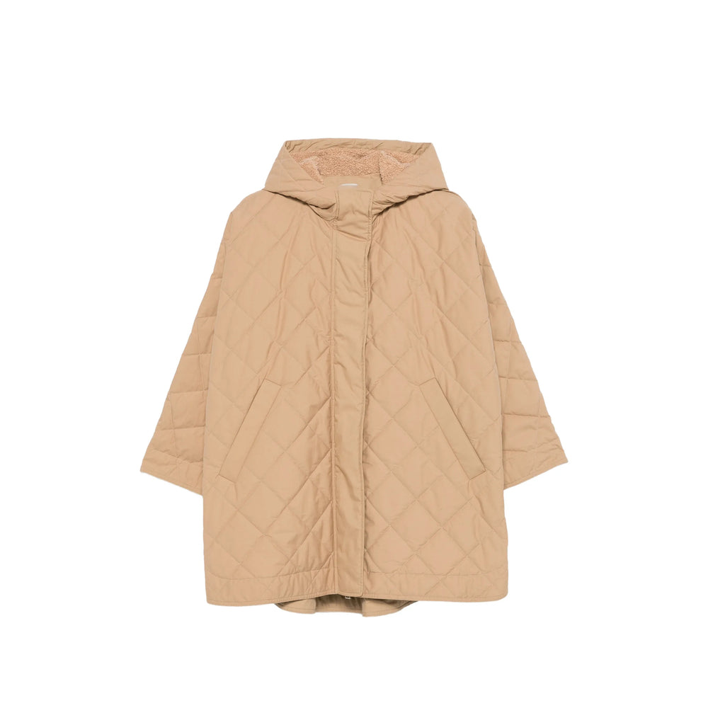 Moncler Neutrals Jackets - Capes & Ponchos Women MONCLER