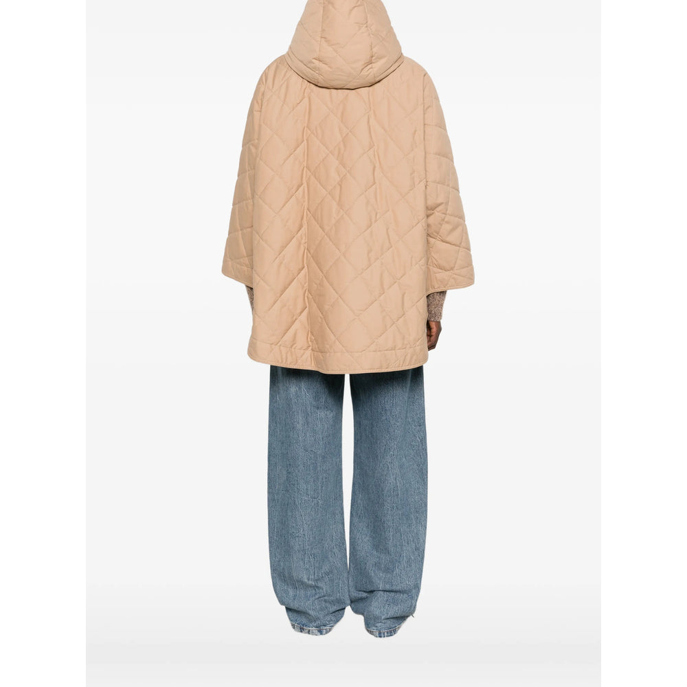 Moncler Neutrals Jackets - Capes & Ponchos Women MONCLER