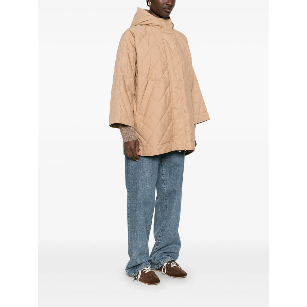 Moncler Neutrals Jackets - Capes & Ponchos Women MONCLER